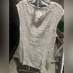 Women’s Lungo L’arno Pearl Grey Dress, Large